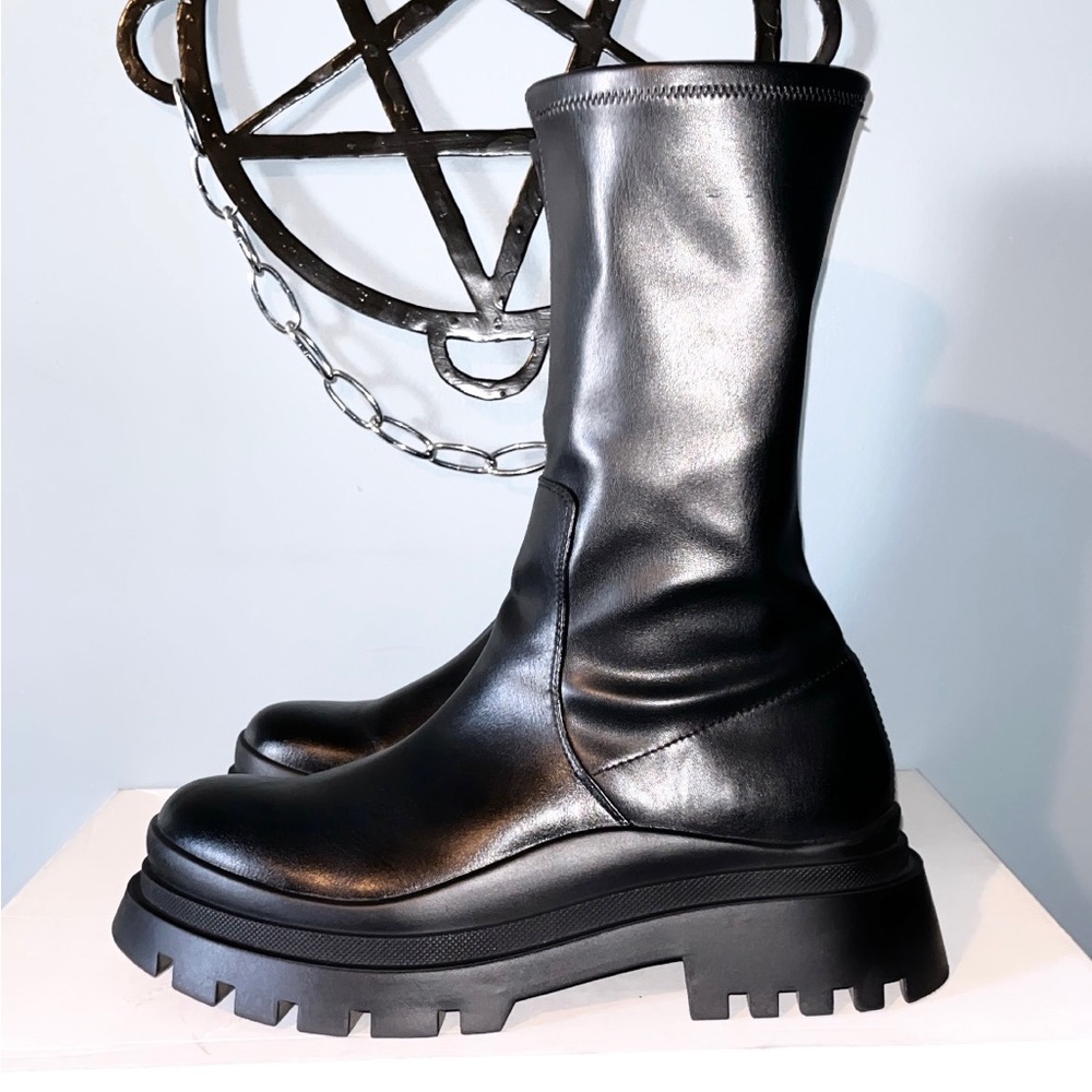 Zara platform boots